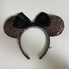 ディズニー　カチューシャ　スパンコール　ミニーの画像