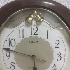 CITIZEN シチズン パルミューズクリスタ 電波時計 掛け時計 の画像