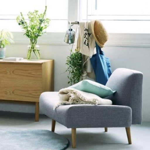 新品同様 IDEEイデー AOSOFA(アーオソファ)シングルソファ 無印良品