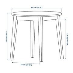 決まりました IKEA 丸テーブルの画像