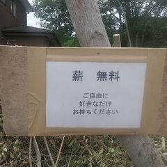 薪　無料！　坂戸市多和目　ご自由にどうぞの画像
