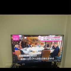受け渡し決定23日までシャープ65V★4K液晶テレビ　の画像
