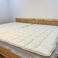 【未使用／2枚セット】洗えるボリューム厚手パット（ダクロン・日本製）の画像