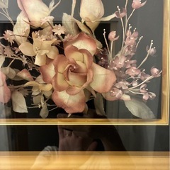 絵画　フラワー　昭和レトロの画像