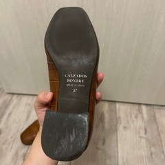 スペイン製　本革ローファーの画像