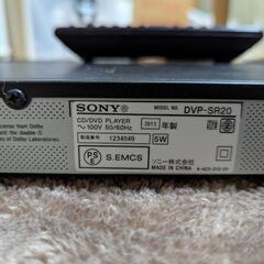 SONY コンパクトDVDプレイヤーの画像