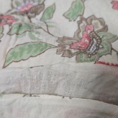 ガーゼ 布団カバー 寝具 花柄 昭和レトロ 夏布団カバー シングル ふとんの画像