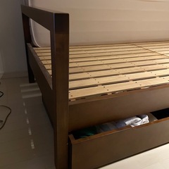 無印良品　シングルベッドの画像