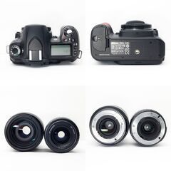 【全国送料無料】 Nikon D80✨ショット数わずか!! カメラバッグ付き 望遠 ダブルレンズセット ズームセット✨ 届いたらすぐに使えます✨ ニコンの画像