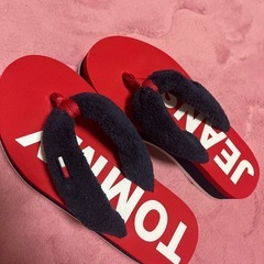 未使用　トミーヒルフィガー厚底ビーチサンダル の画像