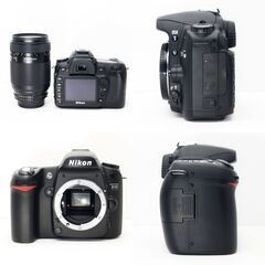 【全国送料無料】 Nikon D80✨ショット数わずか！ カメラバッグ付き 望遠 レンズセット ズームセット✨ 届いたらすぐに使えます✨ ニコンの画像