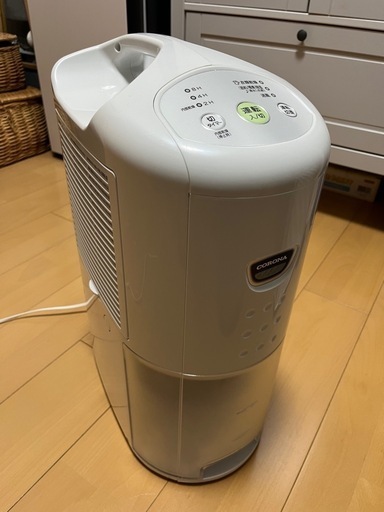 【美品】CORONA 除湿機・乾燥機 美品 Corona 2025年製 衣類乾燥除湿機 【日本生産】 除湿量6.3L