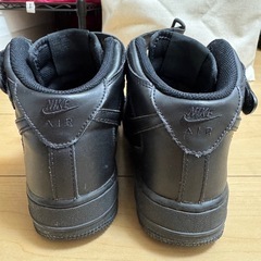 NIKE AIRforceone 黒の画像