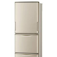 7月27日・28日渡限定★美品★2021年製シャープ SHARP 冷蔵庫(幅60.0cm・スリムタイプ) 350L 両開き 3ドア ゴールドの画像