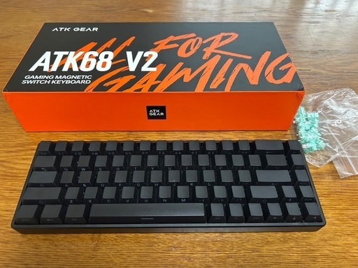 美品】ATK GEAR ATK68 V2 ラピッドトリガーキーボード ブラック