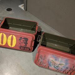Lサイズカーゴボックスボックス×2　70L　アウトドア用の画像