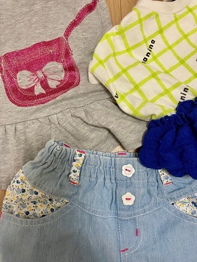 女の子🎀 90~95センチ 3点セット (ひまわり) 富山のキッズ用品
