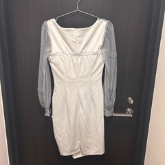 キャバクラ　キャバドレス　ビジューシアースリーブドレスの画像