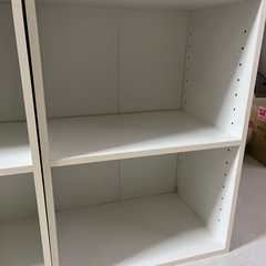 カラーボックス 2段 2個セット ホワイトの画像
