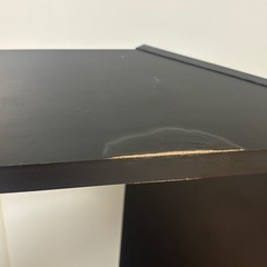 ブラックカラーテレビ台の画像