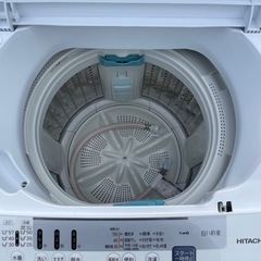 S-20　日立全自動電気洗濯機　7キロの画像