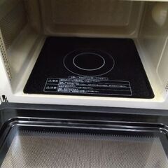 便利なフラット車庫搭載　縦開き　オーブンレンジ　電子レンジの画像