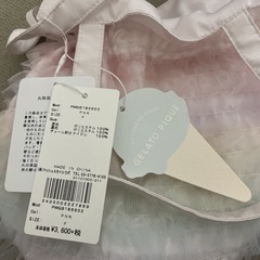 新品タグ付き未使用♡gelato piqueのチュール巾着です☺️の画像