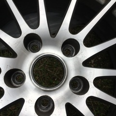 【4本セット】軽量ホイール  ECO FORME CRS101 エコフォルム  17インチ 5穴  PCD100 7J +53   BRIDGESTONE ブリヂストンの画像