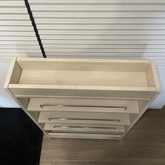 隙間収納ホワイト 14cm キッチンワゴン トイレ収納 棚 スリムラック 調味料ラック FRM-001-IRの画像