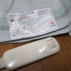 TOSHIBA 東芝電子制御敷毛布 CS-262C 温度調節可 動作確認済みの画像