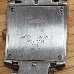 cartier カルティエ 腕時計 WATER RESISTANT
SWISS MADE
2301 CC708177  の画像