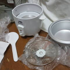 株式会社ハック お手軽炊飯器 ちょこっと2合炊きHAC0244 未使用品の画像