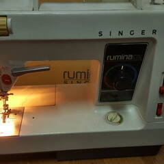 rumina singer 1640 U13 シンガー ルミナDX 卓上 ミシン 通電確認のみの画像