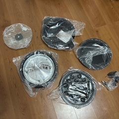 未使用新品　テスコム TESCOM グリル鍋 スタイリッシュグレー GP9000の画像