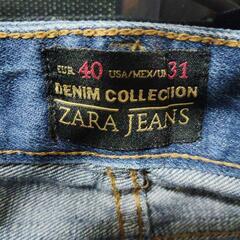 ZARA JEANS DENIM COLLECTIONストレートジーンズの画像