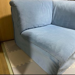 MURATA GODO INC.製 コレクションソファ ブルー系　一人がけ　コーナーソファーの画像
