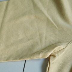 【ご成約済】マスタード色のコットンTシャツ（未使用）の画像