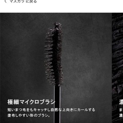 シュウウエムラ(shu uemura) マスカラ黒の画像