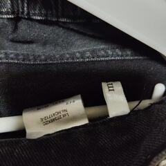 MｙSa製ブラックストレートジーンズの画像