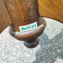 森のサーカス WOODY CRAFT 木製ハンガースタンド アンティーク調 コート掛け おしゃれ レトロ ヴィンテージ 引取限定の画像