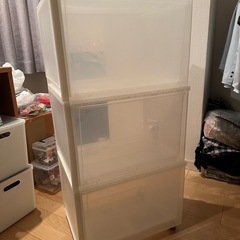 【受け渡し決定】無印良品衣装ケースまとめてお譲りします。の画像