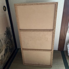扉付き 3段カラーボックスの画像