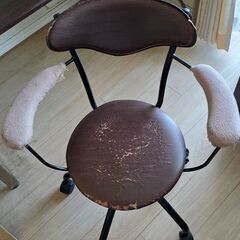 パソコン机&袖引き出し＆椅子　（机だけでもOK!）の画像