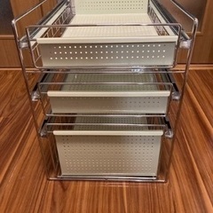 【美品】収納ラックの画像