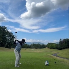 大津カントリークラブ西コースでゴルフ