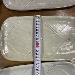 四角い平皿、9枚セットの画像