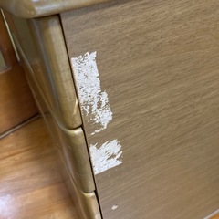 本棚付き学習机、椅子の画像