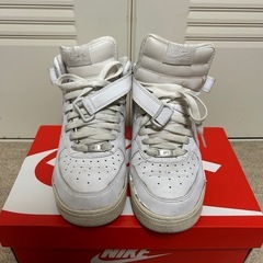 NIKE エアフォースワンmid 25cm
