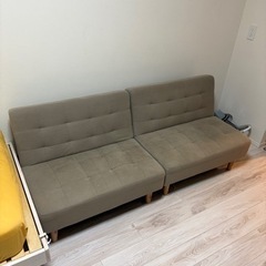ソファーベッド 2人掛けの画像