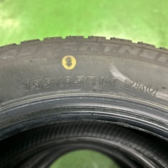 スタッドレスタイヤ　155/65R14の画像